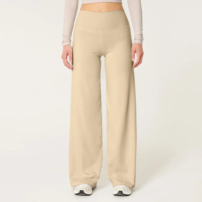 Rosalie | Elastische broek met hoge taille