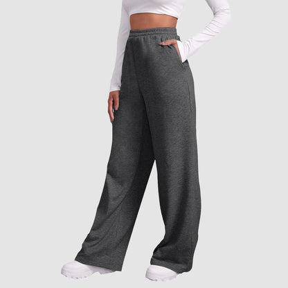 Fleece-Gevoerde High-Waist Joggingbroek