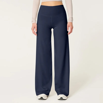 Rosalie | Elastische broek met hoge taille