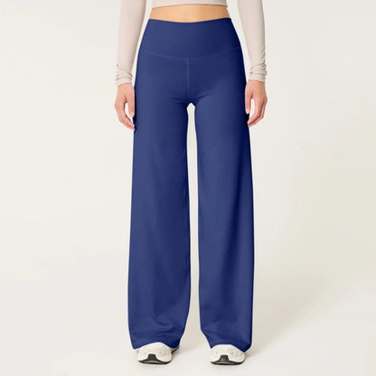 Rosalie | Elastische broek met hoge taille