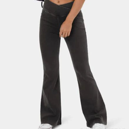 Alicia | High-waist flared jeans