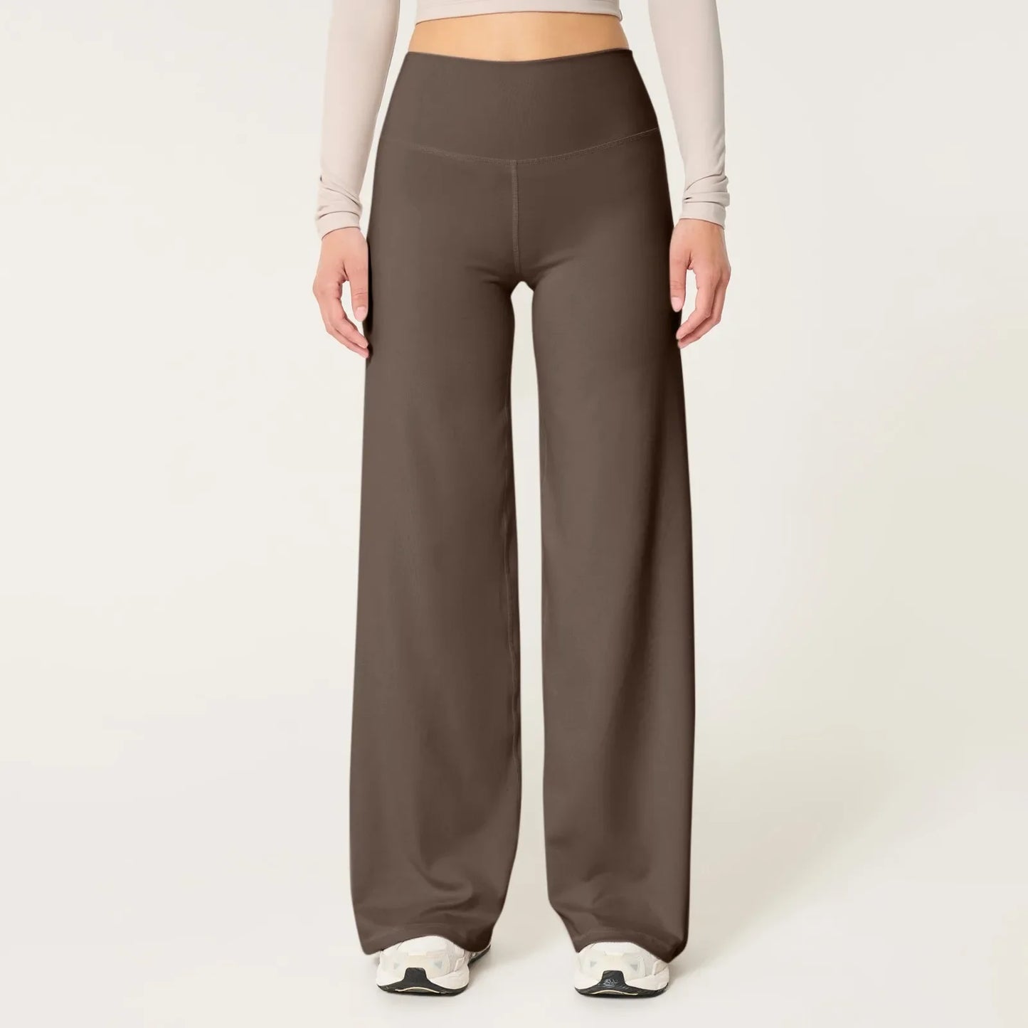 Rosalie | Elastische broek met hoge taille