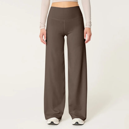Rosalie | Elastische broek met hoge taille