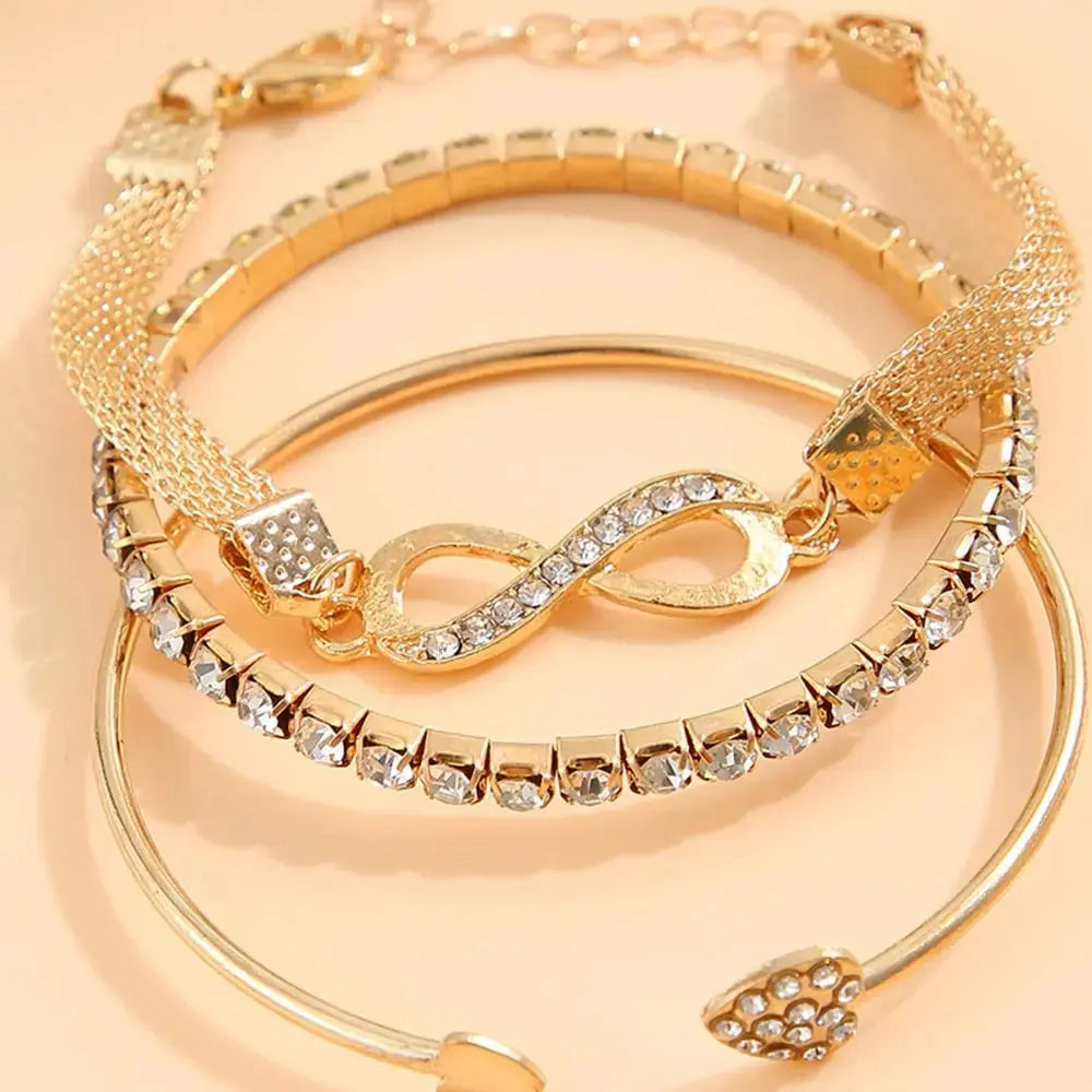 Set van 3 Geluks Armbanden voor Vrouwen Levouré