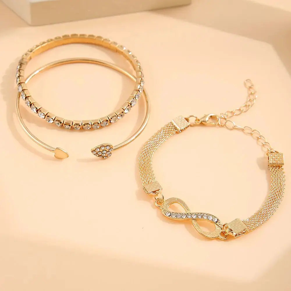 Set van 3 Geluks Armbanden voor Vrouwen Levouré