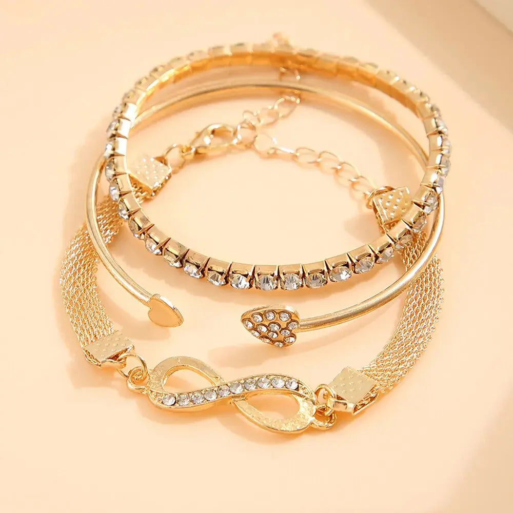 Set van 3 Geluks Armbanden voor Vrouwen Levouré