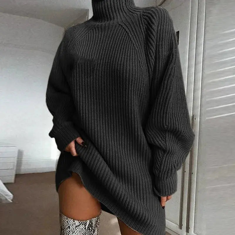 Sienna - Long Turtle Neck Sweater Levouré