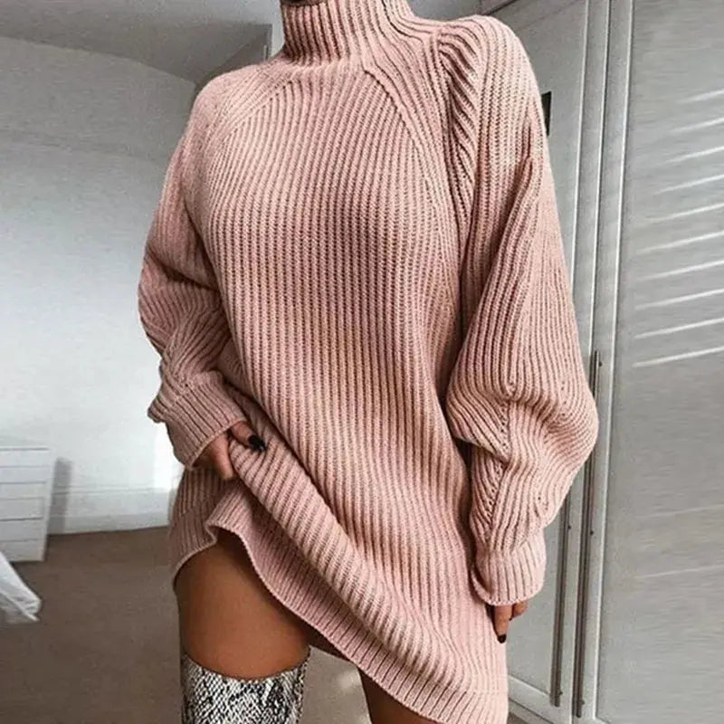 Sienna - Long Turtle Neck Sweater Levouré
