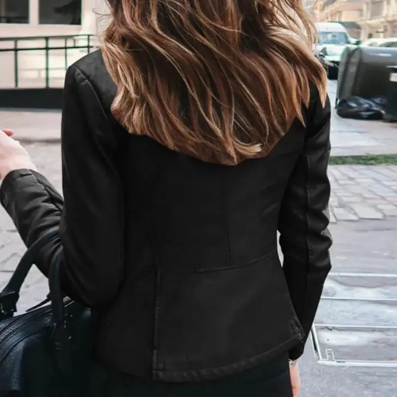 Slim Fit - Leather Jacket Levouré