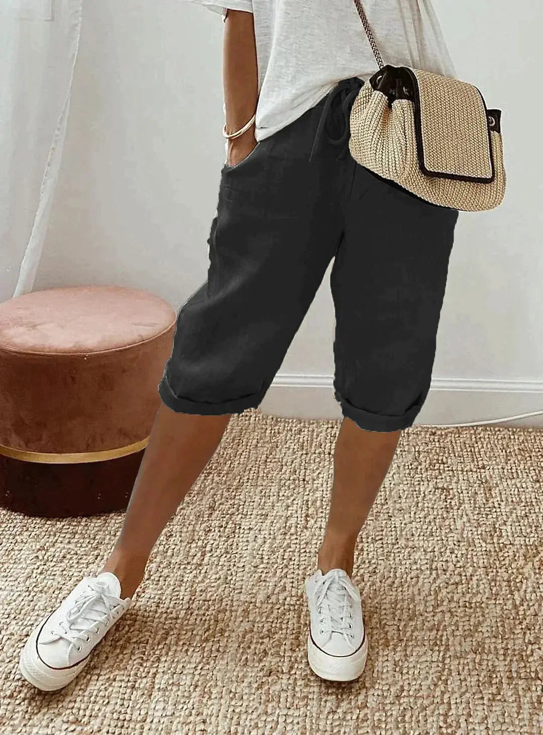 Sofia - Casual en stijlvolle linnen broek Levouré
