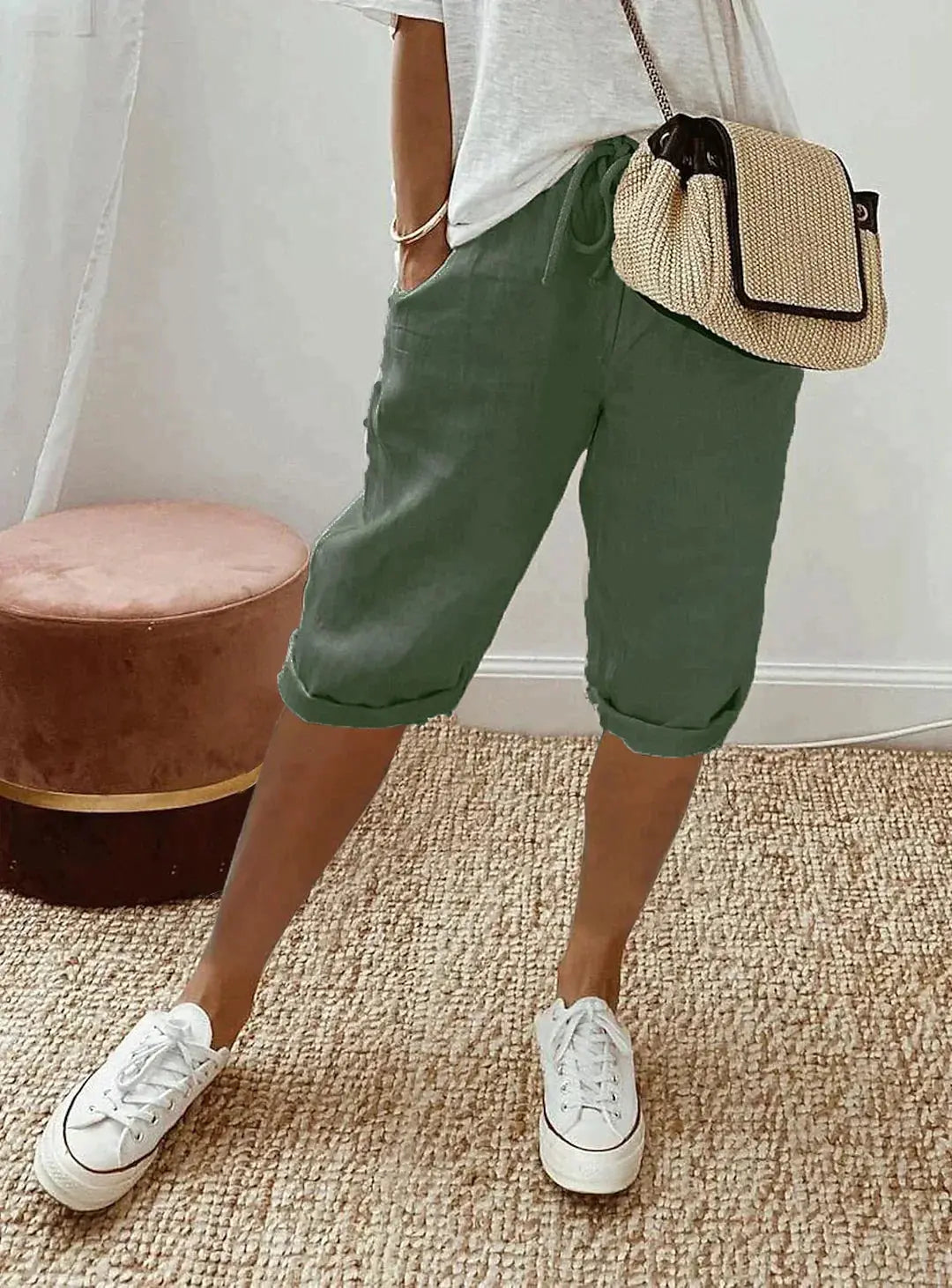 Sofia - Casual en stijlvolle linnen broek Levouré