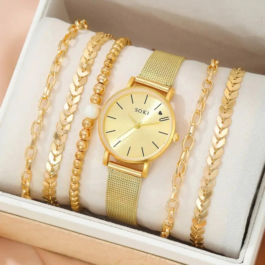 Soki love - Quartz Horloges 6-delige Set Levouré