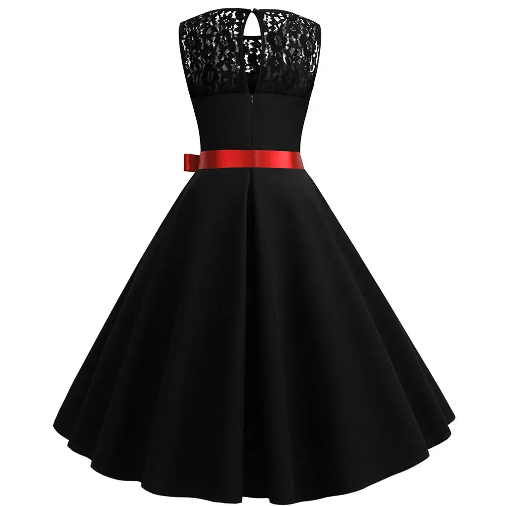Vintage - 1950 Swing Dress Levouré