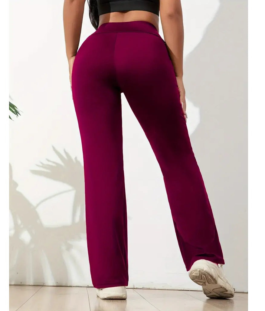 Ella | Elastische broek met hoge Taille