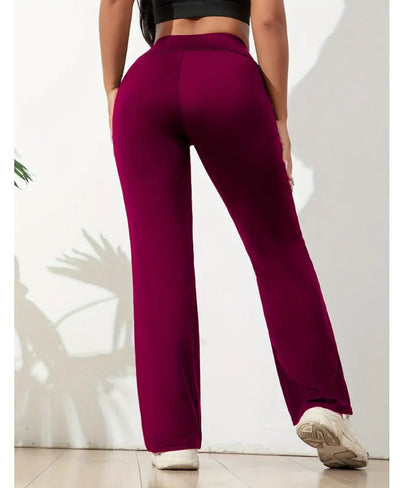 Ella | Elastische broek met hoge Taille