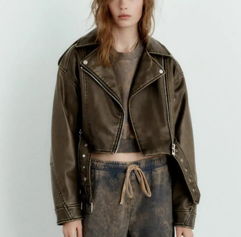 Zara's - Leren Jas Levouré