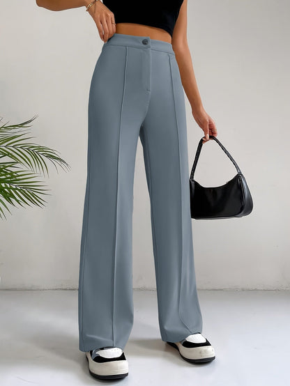 Anneliese | Stijlvolle Hoge Taille Pintuck Broek