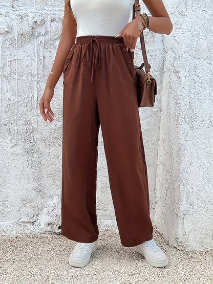Zoe | Casual & Veelzijdige Hoge Taille Broek