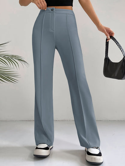 Anneliese | Stijlvolle Hoge Taille Pintuck Broek