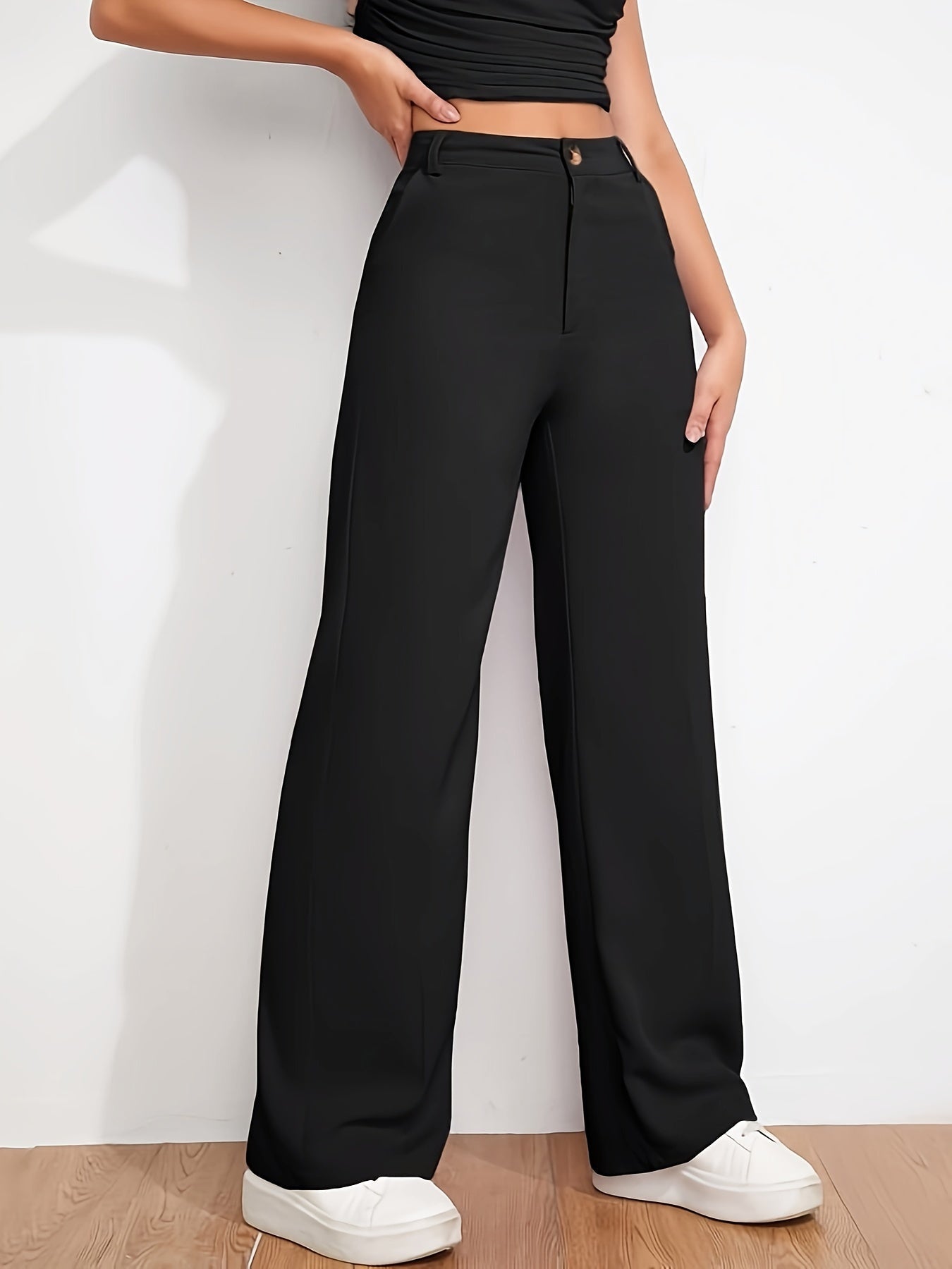 Lieke | Solide Rechte Broek