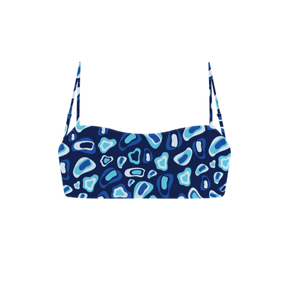 Tan-through Barbados Top | Midnight Blue