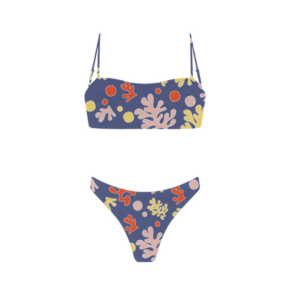 FULL SET | Tan-through Barbados Top + Cayman Bottom | Coral Jewel