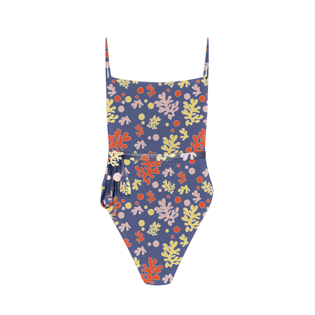 Tan-through Belize One Piece | Coral Jewel
