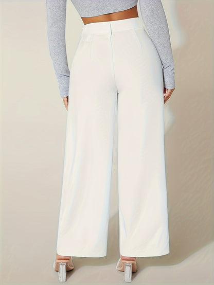 Vajen |Lange Broek Met Effen Knopen