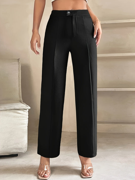Lotte | Elegante vormgevende broek | Zwart