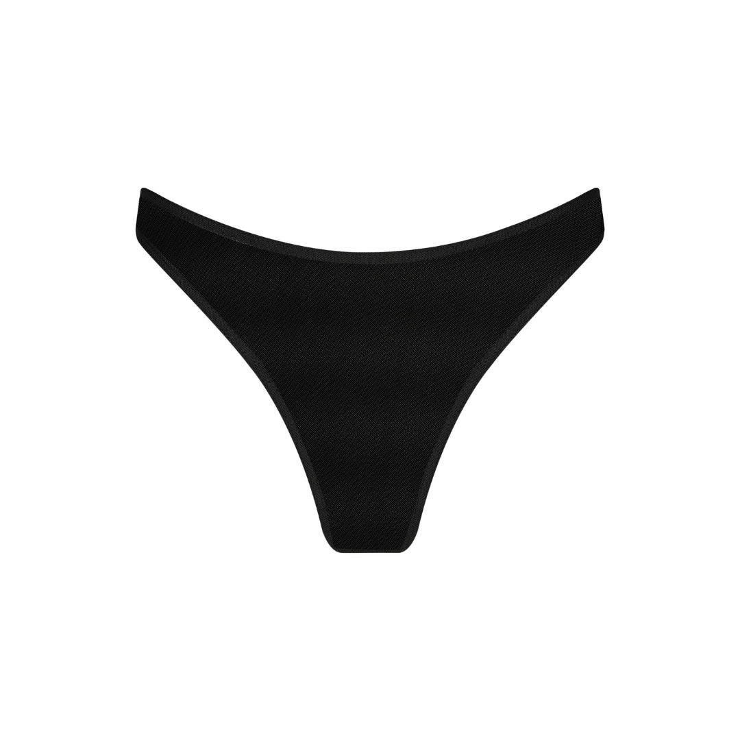 Tan-through Cayman Bottom | Black