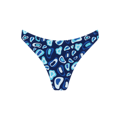 Tan-through Cayman Bottom | Midnight Blue
