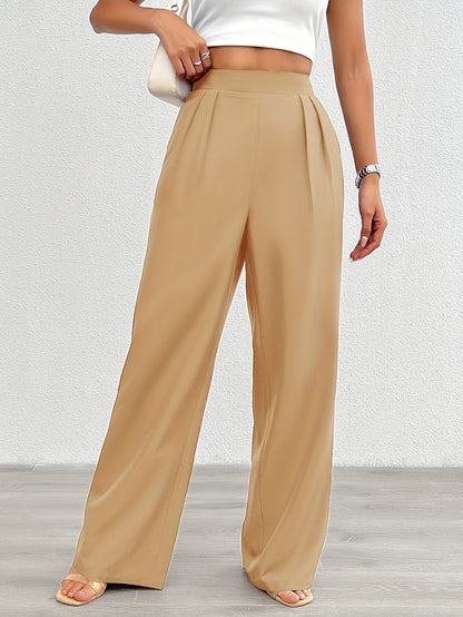 Fiene | Elegante Wijde Broek met Hoge Taille