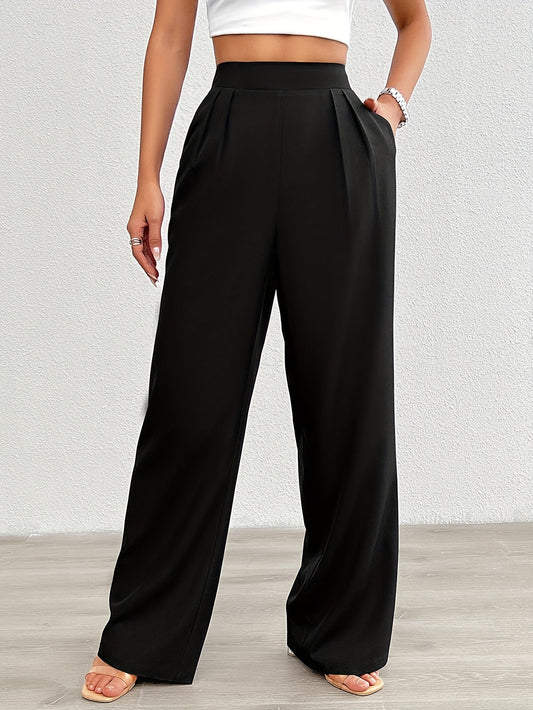 Fiene | Elegante Wijde Broek met Hoge Taille