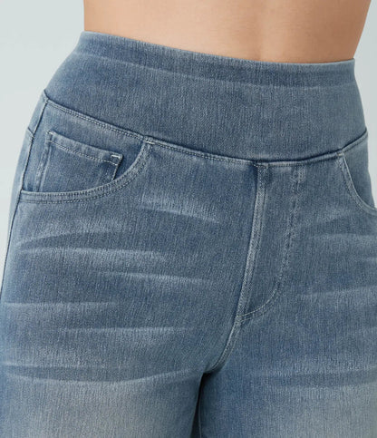Eva | Elastische broek met hoge taille