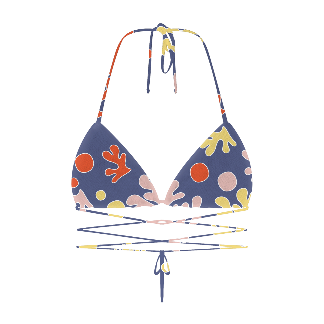 Tan-through Kastani Top | Coral Jewel