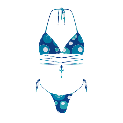 FULL SET | Tan-through Kastani Top + Aruba Bottom | Deep Sea
