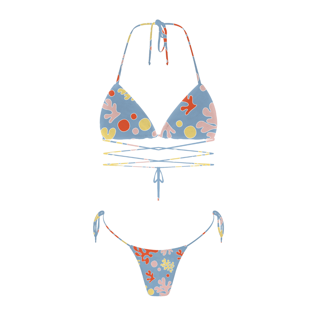 FULL SET | Tan-through Kastani Top + Aruba Bottom | Ocean Bliss