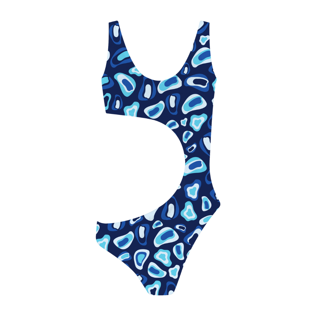 Tan-through Le Morne One Piece | Midnight Blue